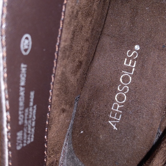 BROWN AEROSOLES BOOTIES - Picture 13 of 13